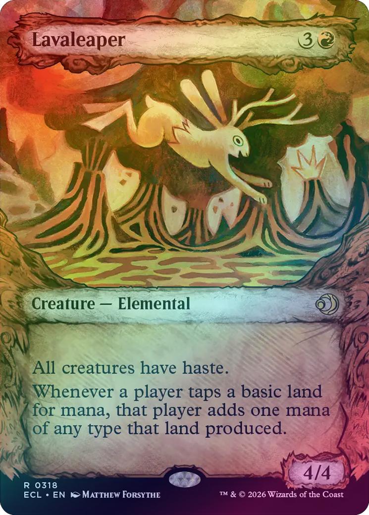 Lavaleaper - Fable Frame Showcase (Foil) (ECL)