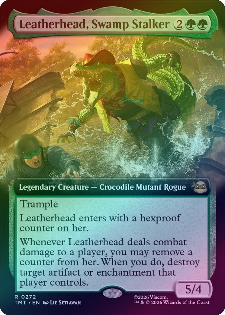 Leatherhead, Swamp Stalker - Extended Art (Foil) (TMT)