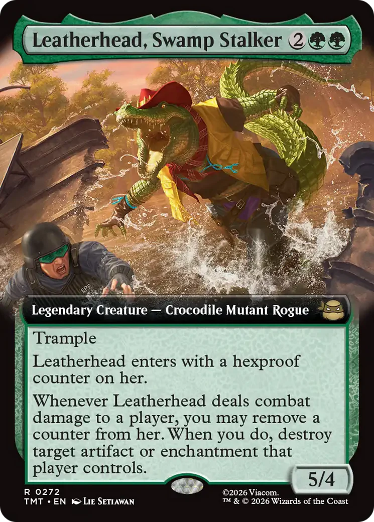Leatherhead, Swamp Stalker - Extended Art (TMT)