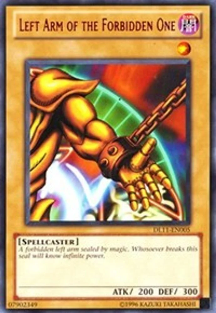 Left Arm of the Forbidden One (Red) - DL11-EN005 - Rare