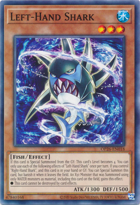 Left-Hand Shark - OP26-EN018 - Common - Unlimited
