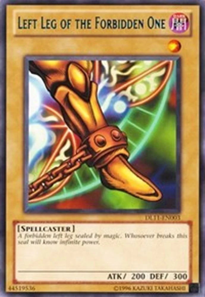 Left Leg of the Forbidden One (Blue) - DL11-EN003 - Rare