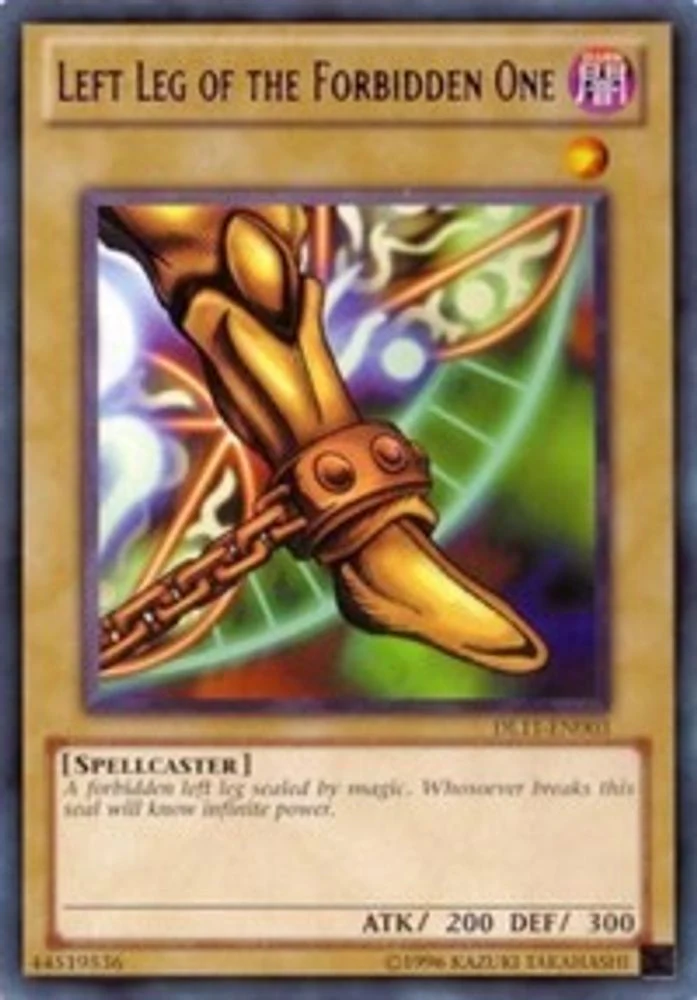 Left Leg of the Forbidden One (Red) - DL11-EN003 - Rare