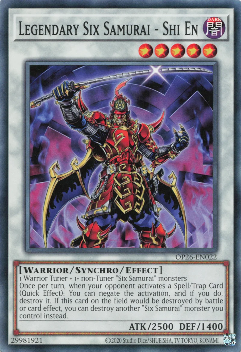 Legendary Six Samurai - Shi En - OP26-EN022 - Common - Unlimited
