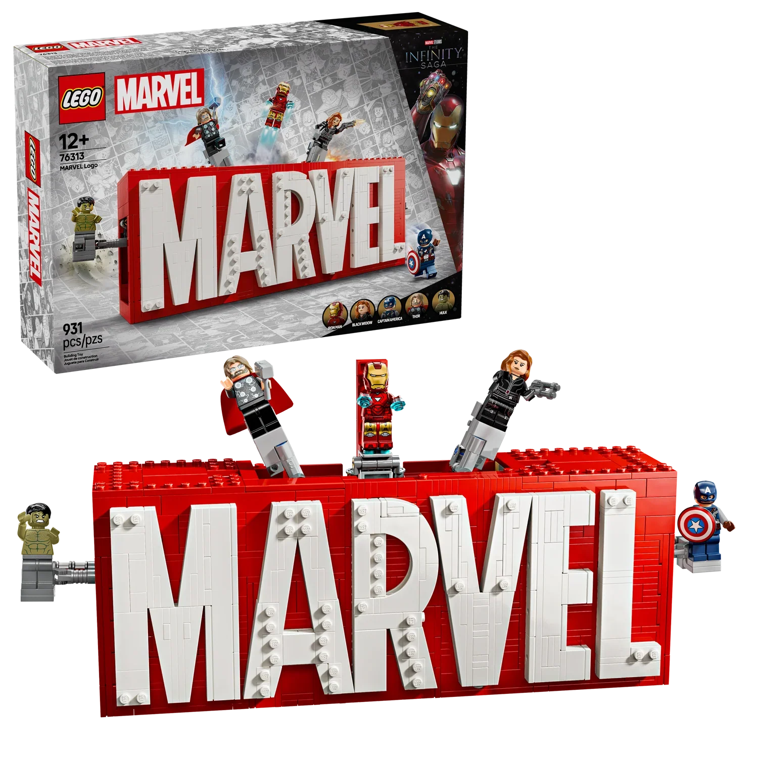 LEGO - Marvel - Logo & Minifigures - [76313]
