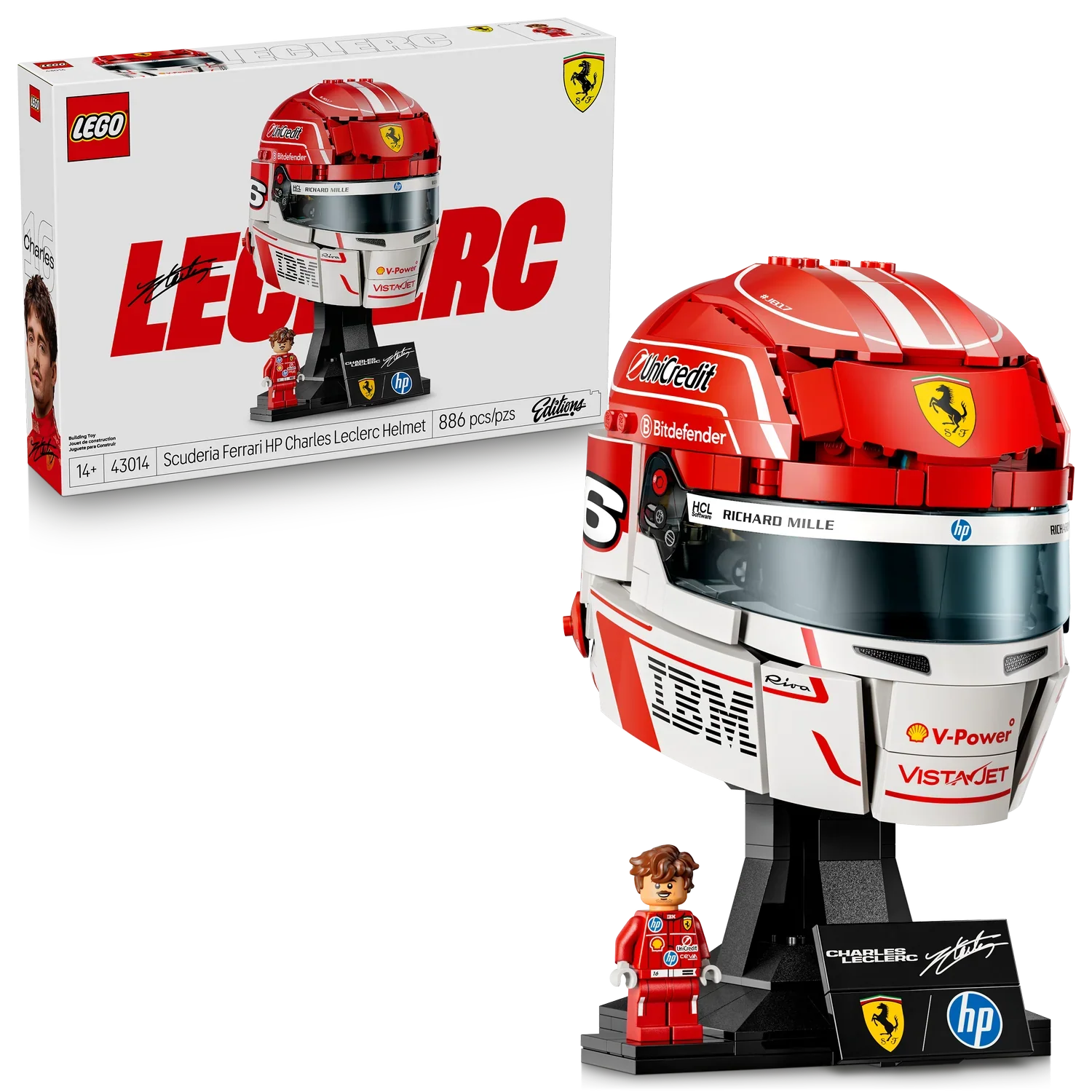 LEGO - Scuderia Ferrari HP Charles Leclerc Helmet [43014]