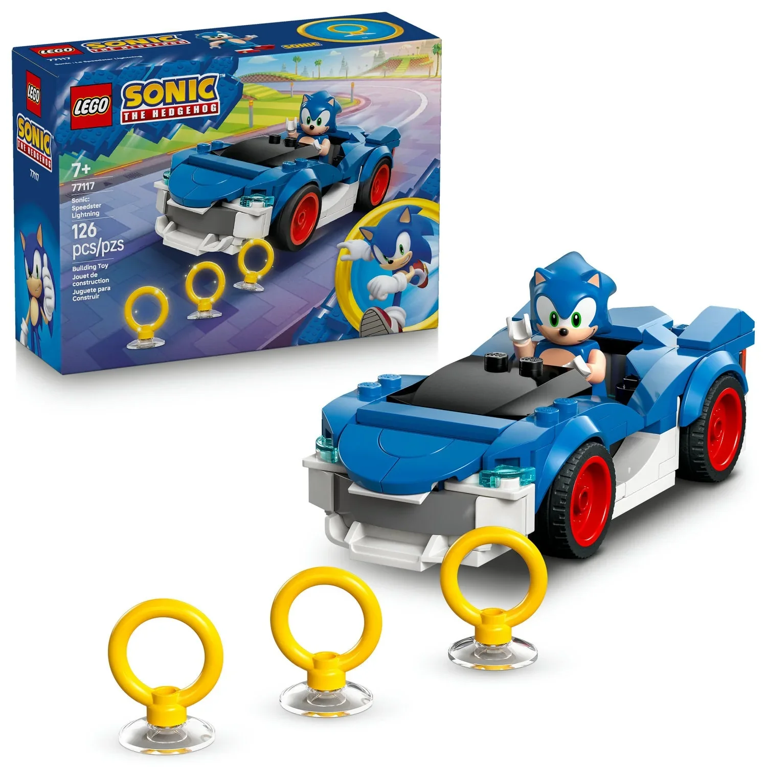LEGO - SONIC THE HEDGEHOG - SONIC: SPEEDSTER LIGHTING [77117] - Image 2