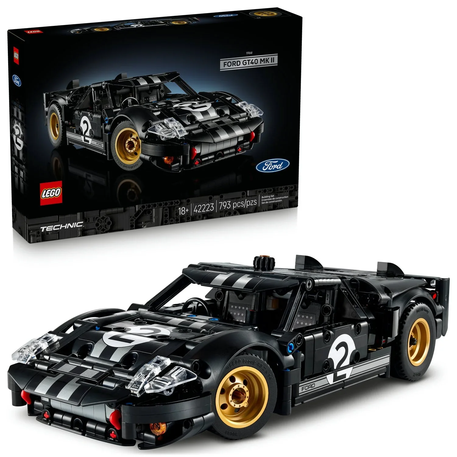 LEGO - Technic - 1966 Ford GT40 MKII Race Car [42223]