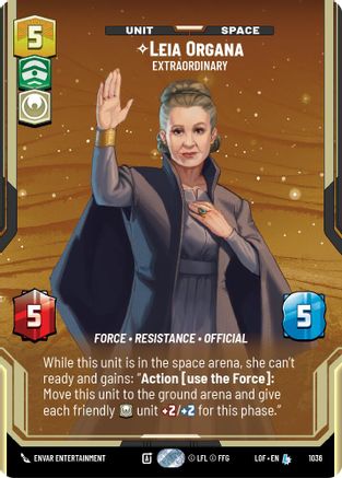 Leia Organa - Extraordinary (Prestige) - 1036 - Legendary
