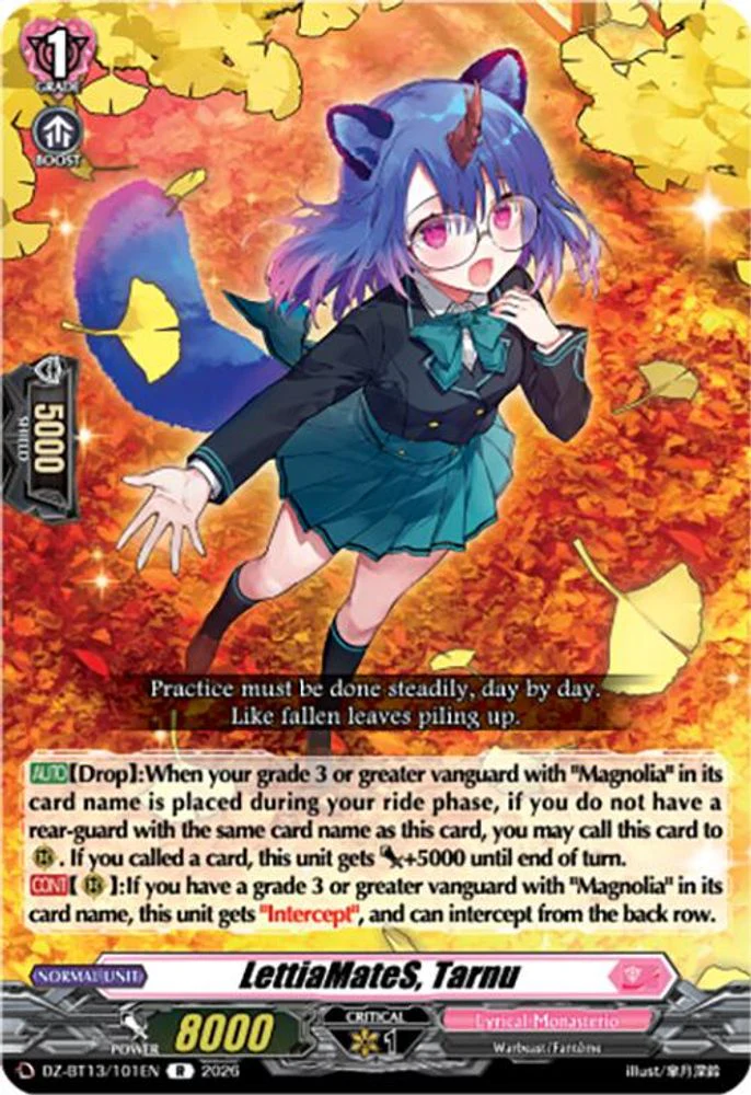 LettiaMateS, Tarnu - DZ-BT13/101EN - Rare
