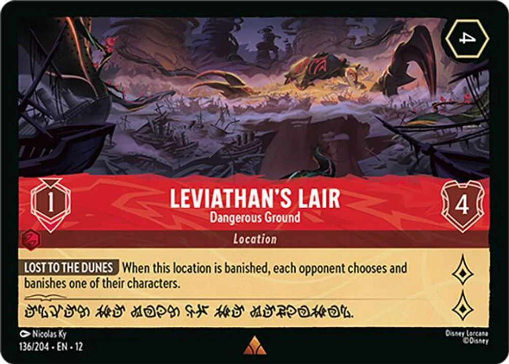 Leviathan's Lair (Dangerous Ground) - 136/204 - Rare