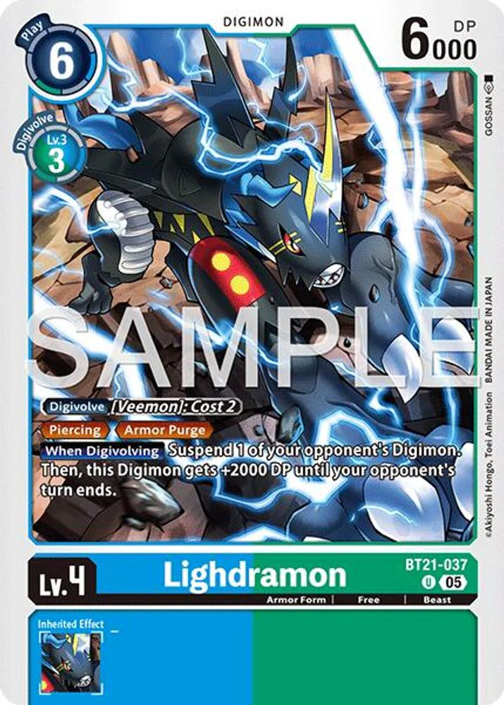 Lighdramon (Foil Reprint) - BT21-037 - Uncommon