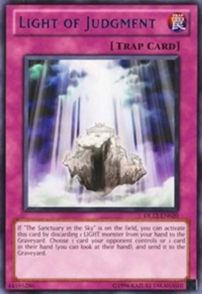 Light of Judgment (Blue) - DL12-EN020 - Rare