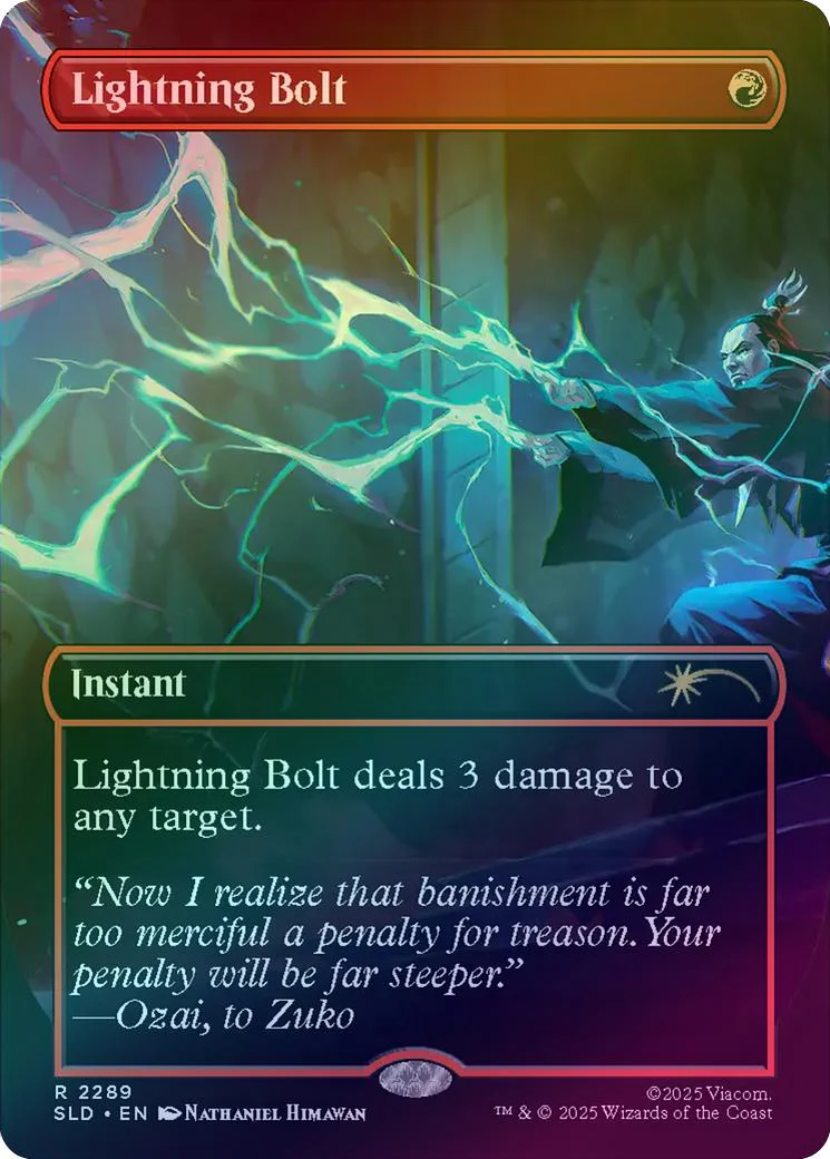 Lightning Bolt - ATLA: Everything Changed (Rainbow Foil) (SLD)