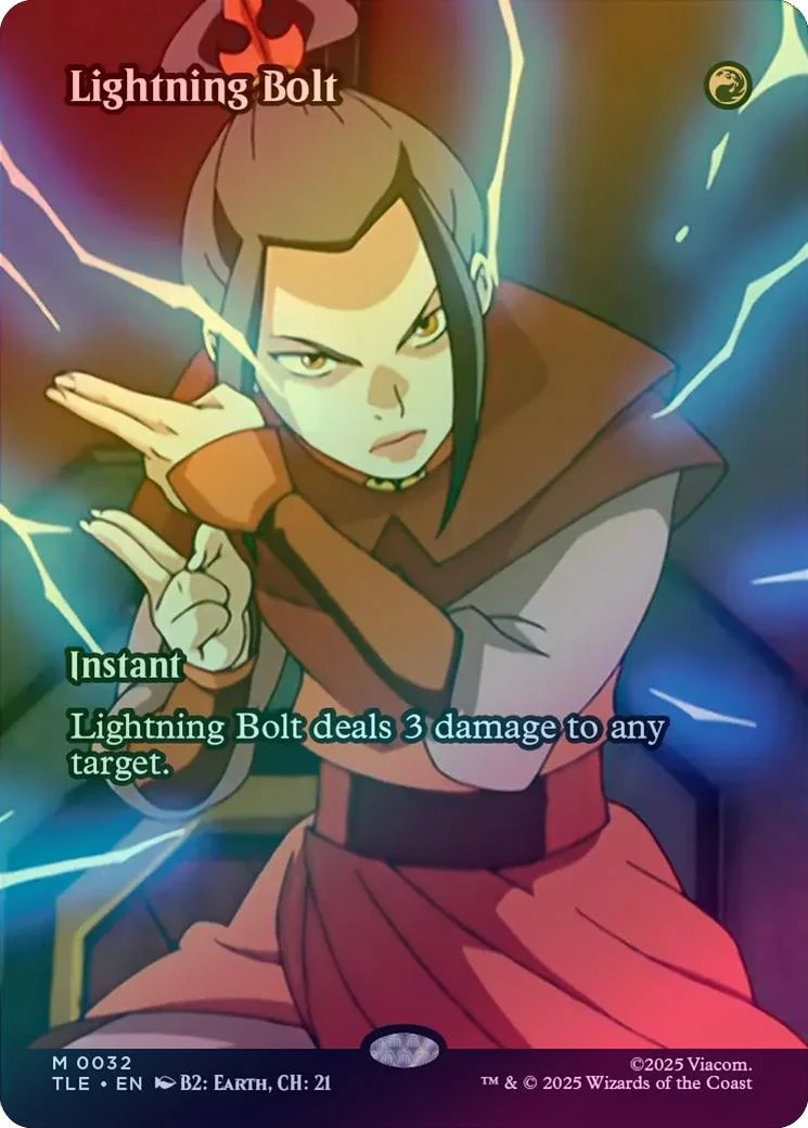 Lightning Bolt - Borderless Source Material (Foil) (TLE)