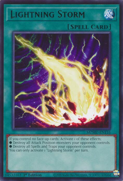 Lightning Storm - MZMU-EN116 - Rare - 1st Edition