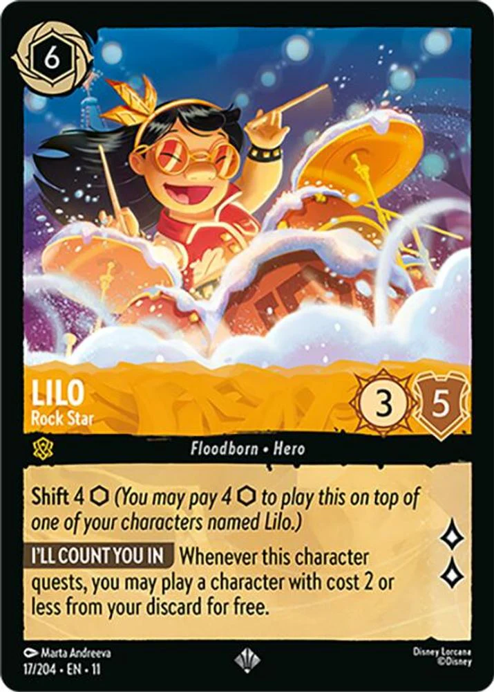 Lilo (Rock Star) - 17/204 - Super Rare