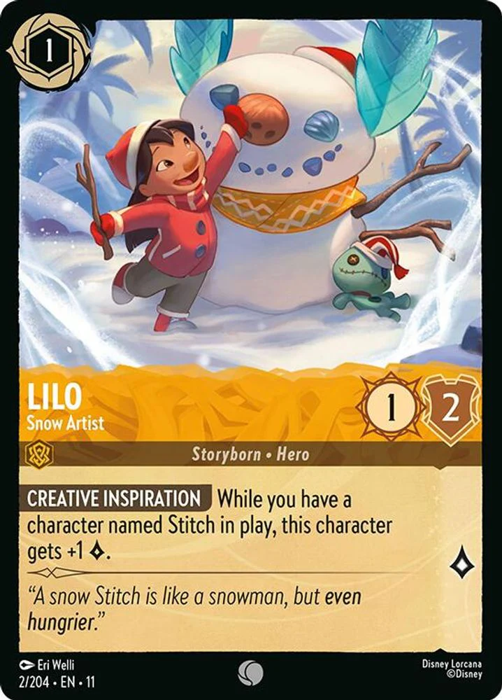 Lilo (Snow Artist) - 2/204 - Common