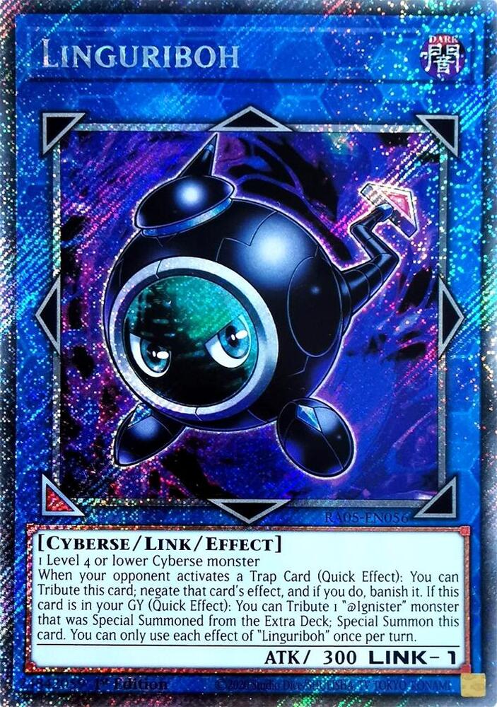 Linguriboh (Platinum Secret Rare) - RA05-EN056 - Platinum Secret Rare - 1st Edition