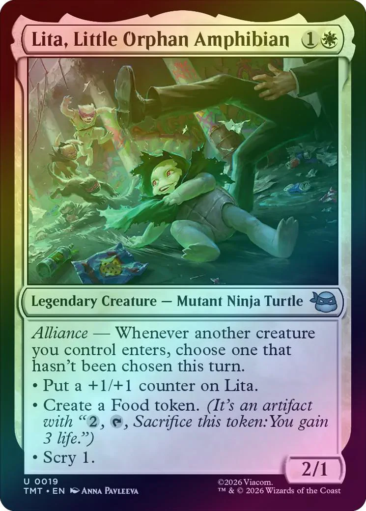 Lita, Little Orphan Amphibian (Foil) (TMT)