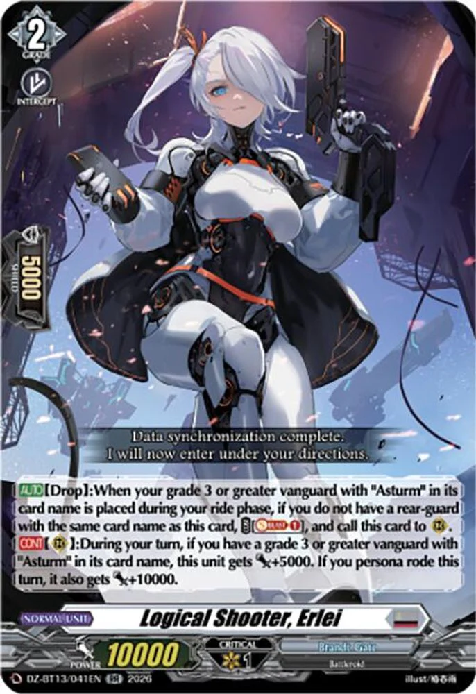 Logical Shooter, Erlei - DZ-BT13/041EN - Double Rare