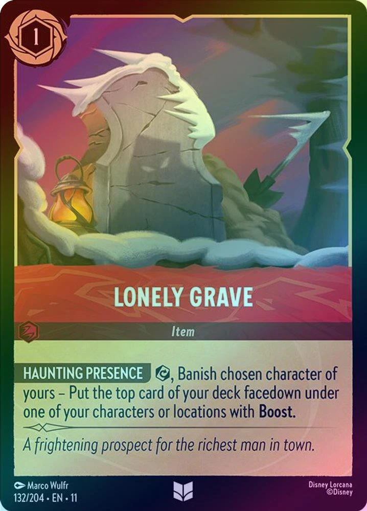 Lonely Grave - 132/204 - Uncommon (Foil)