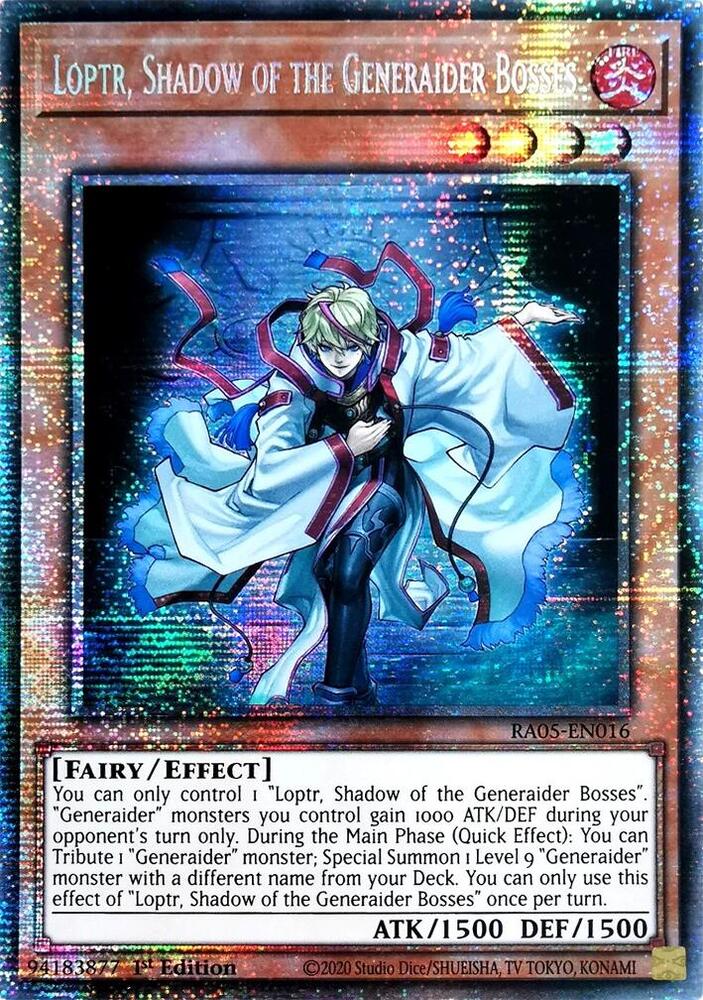 Loptr, Shadow of the Generaider Bosses - RA05-EN016 - Starlight Rare - 1st Edition