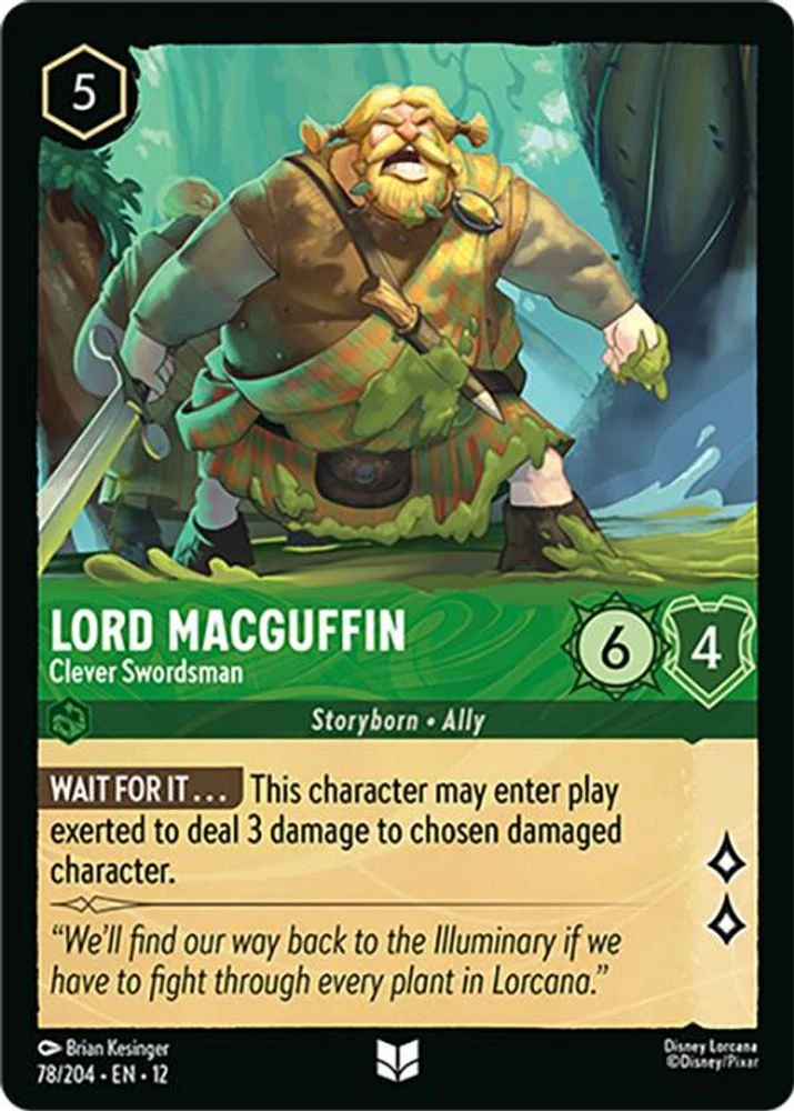 Lord MacGuffin (Clever Swordsman) - 78/204 - Uncommon