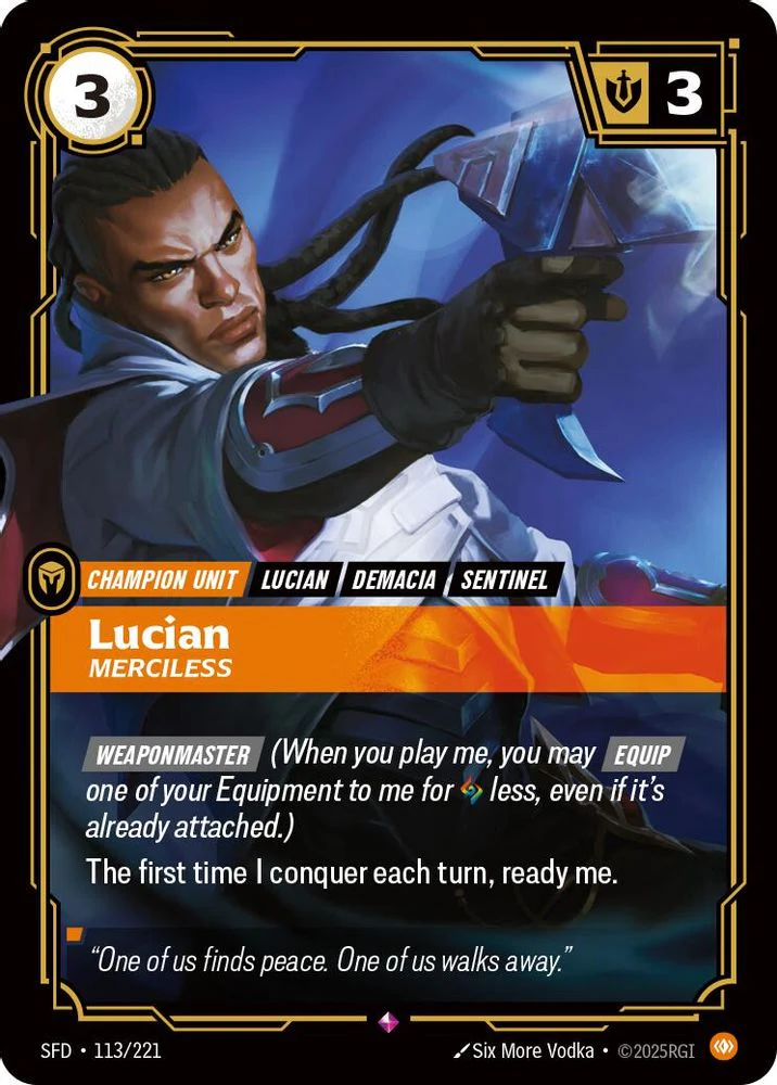 Lucian - Merciless - 113/221 - Rare