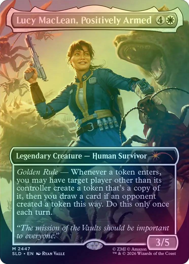 Lucy MacLean, Positively Armed - Fallout: Beyond Vault 33 (Foil) (SLD)