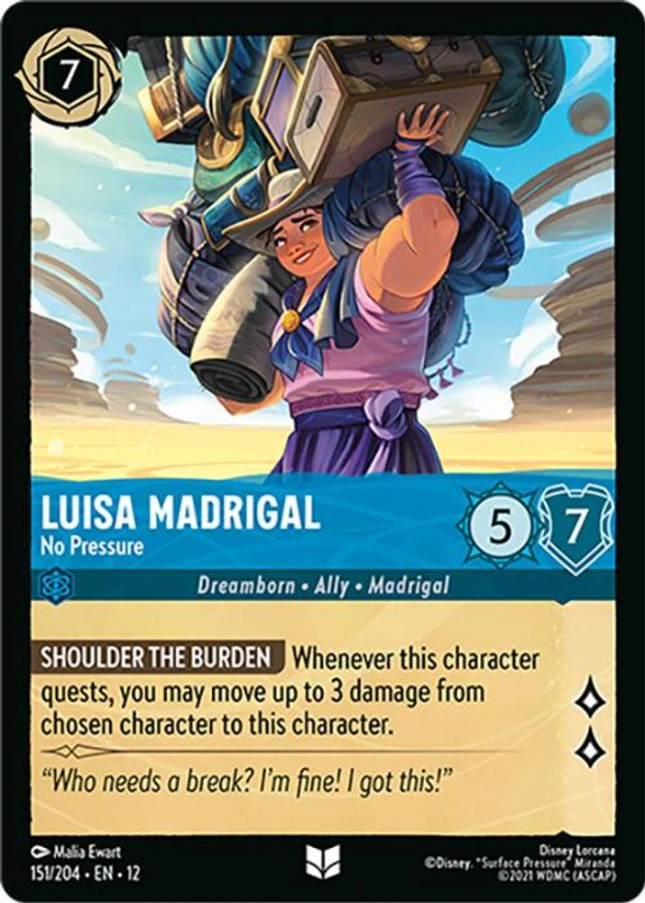 Luisa Madrigal (No Pressure) - 151/204 - Uncommon