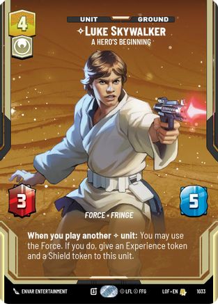 Luke Skywalker - A Hero's Beginning (Prestige) - 1033 - Rare