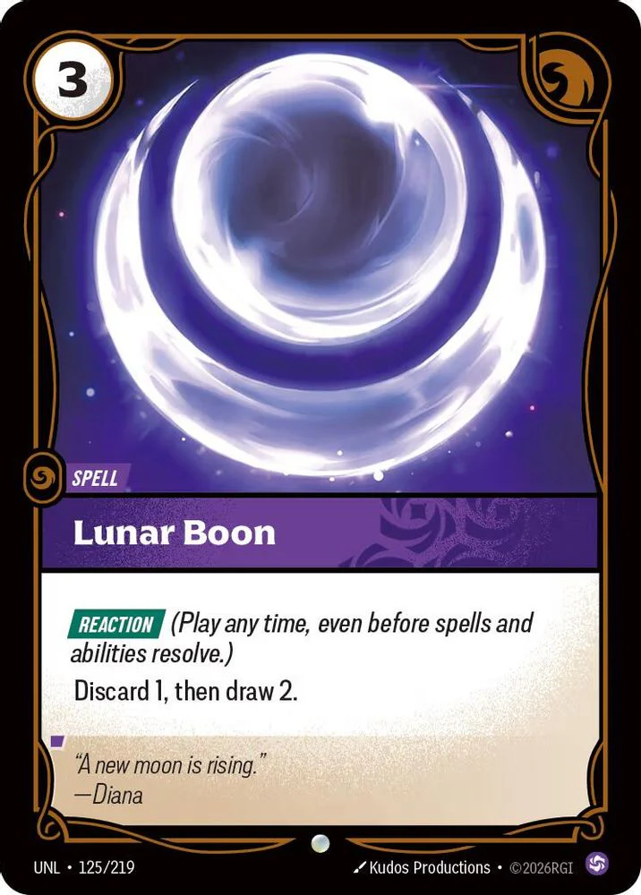 Lunar Boon - 125/219 - Common