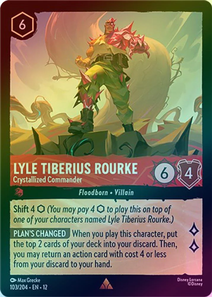 Lyle Tiberius Rourke (Crystallized Commander) - 103/204 - Rare (Foil)