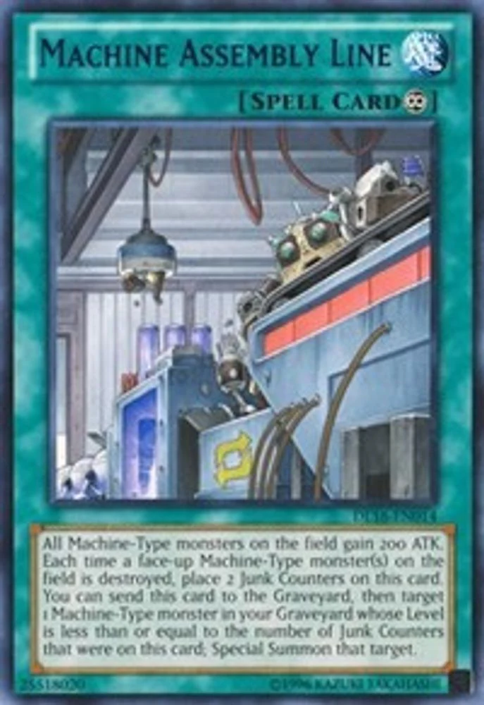 Machine Assembly Line (Blue) - DL16-EN014 - Rare