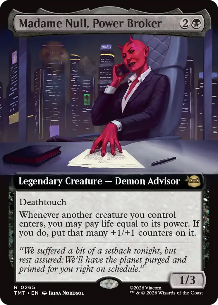 Madame Null, Power Broker - Extended Art (TMT)