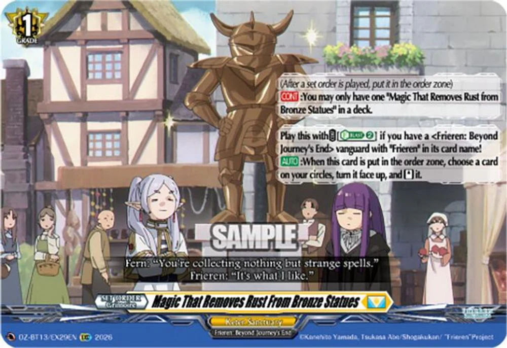 Magic That Removes Rust From Bronze Statues - DZ-BT13/EX29EN - Extra Common