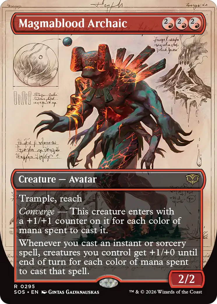 Magmablood Archaic - Borderless (SOS)