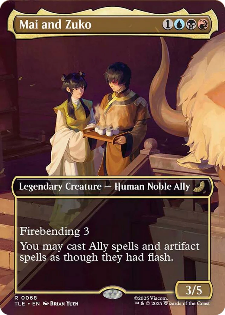 Mai and Zuko - Borderless Scene (TLE)