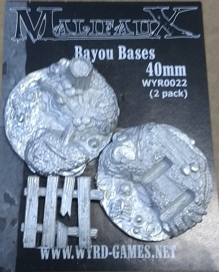Malifaux - Bayou 40mm Bases 2-Pack Blister [WYR0022] **