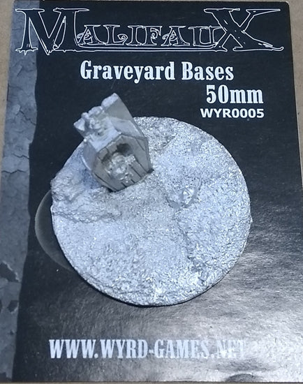 Malifaux - Graveyard 50mm Bases 1-Pack Blister [WYR0005] **