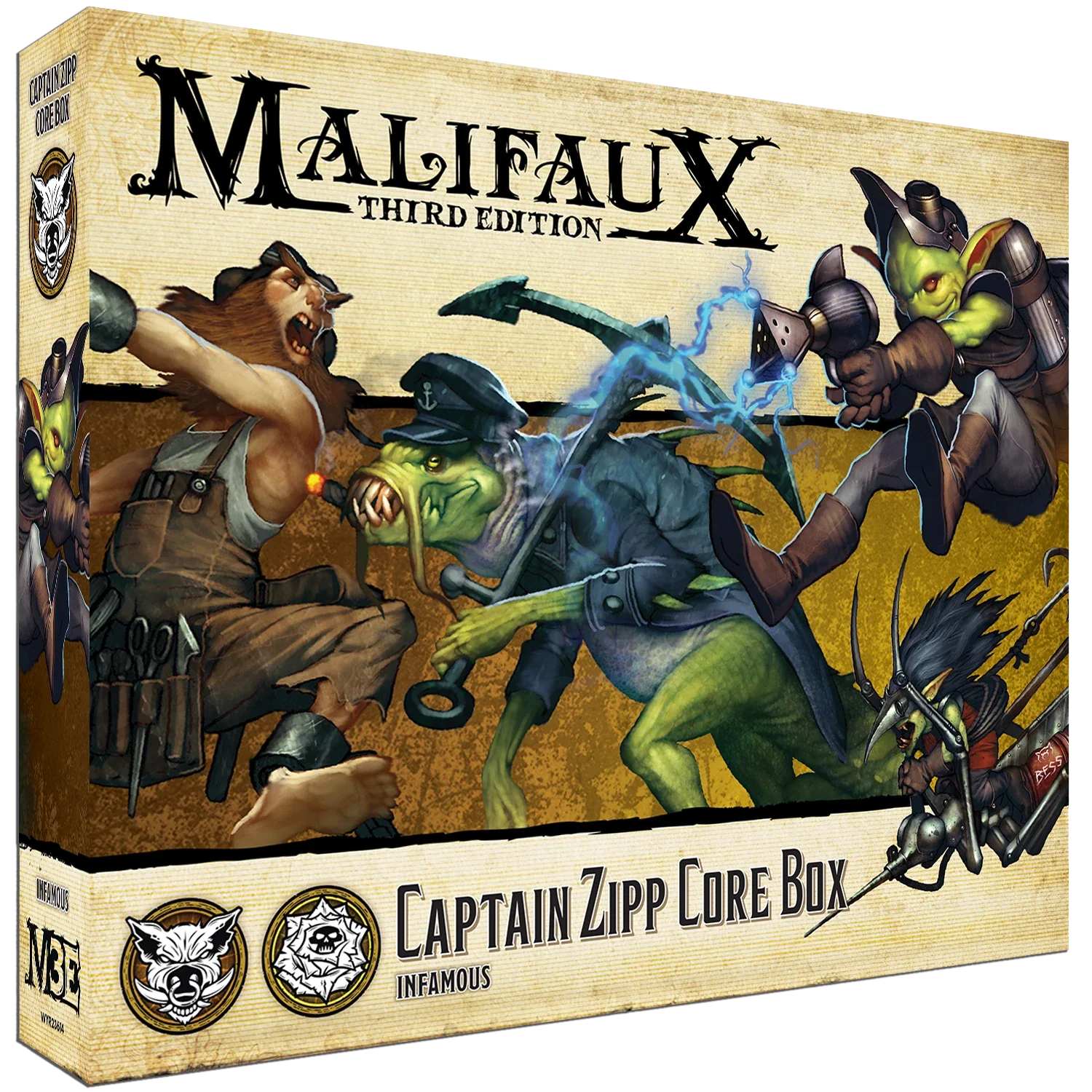 Malifaux - Multi-Faction - Captain Zipp Core Box  **