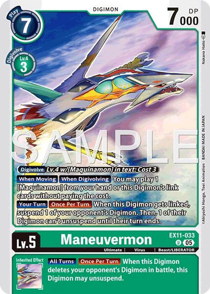Maneuvermon - EX11-033 - Uncommon