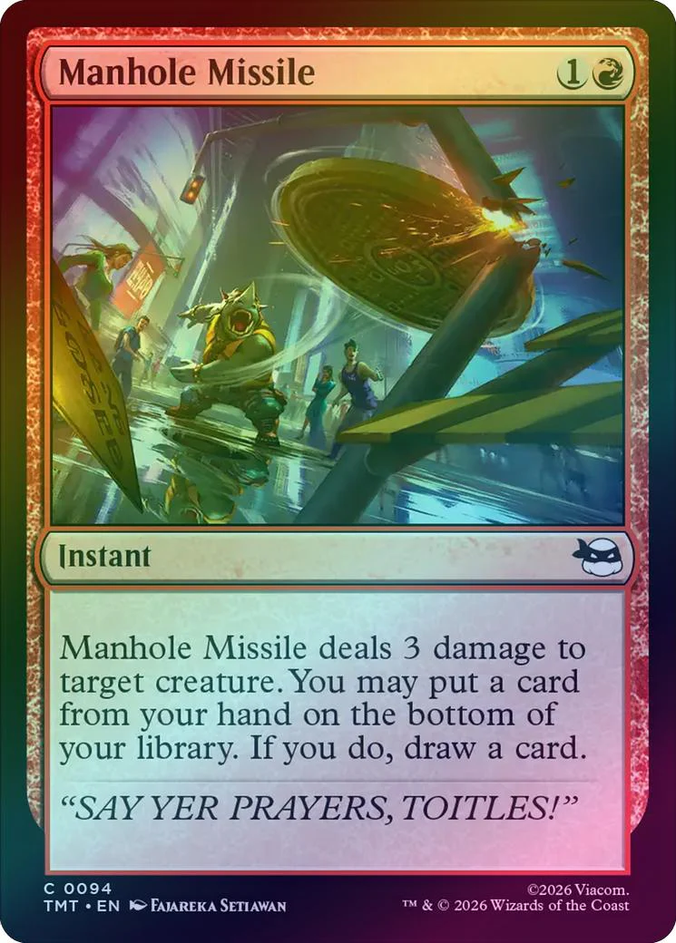 Manhole Missile (Foil) (TMT)