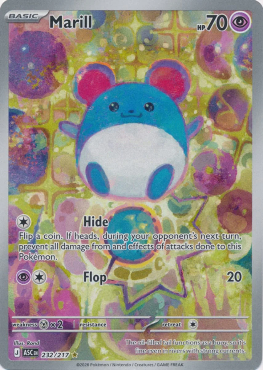 Marill - 232/217 - Illustration Rare