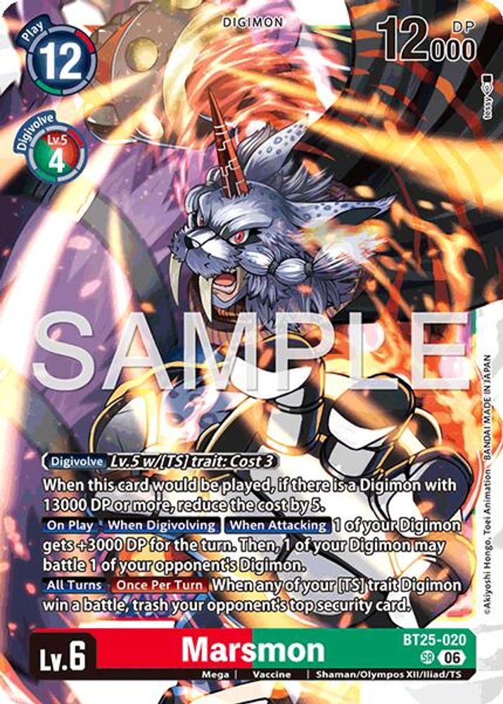 Marsmon - BT25-020 - Super Rare