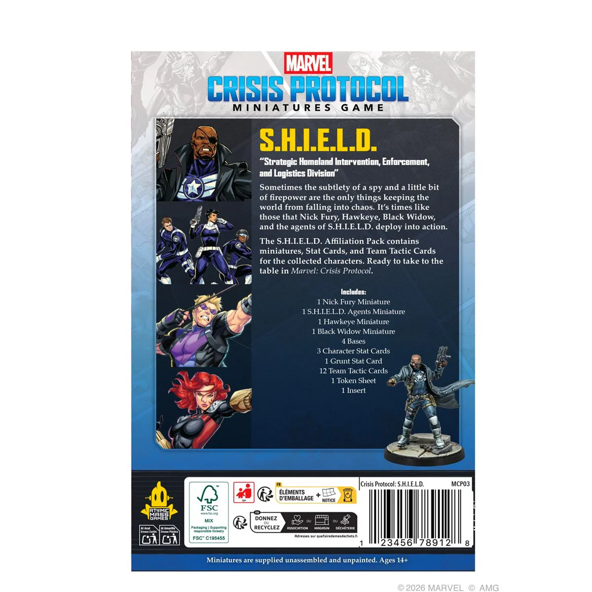 Marvel: Crisis Protocol - S.H.I.E.L.D. Affiliation Pack [MCP03] - Image 2