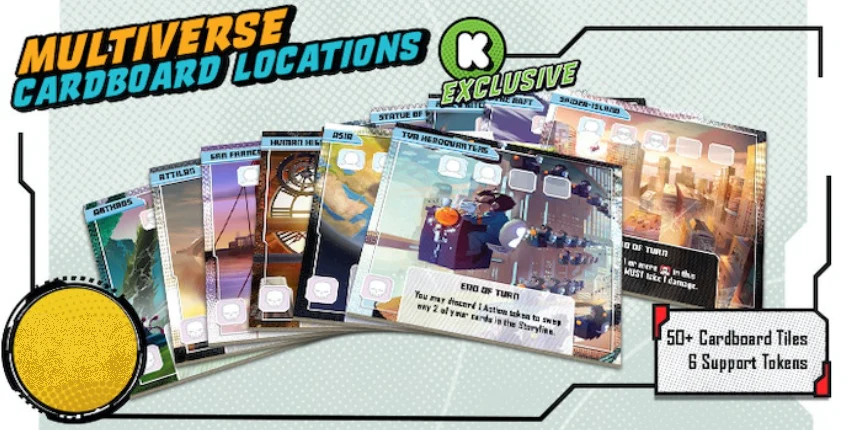Marvel United: Multiverse Cardboard Locations