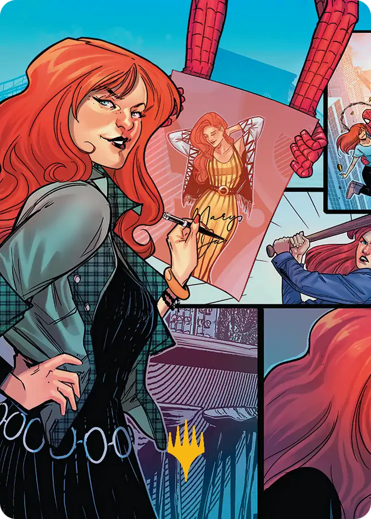 Mary Jane Watson - Art Series (Gold-Stamped Signature) (ASPM)
