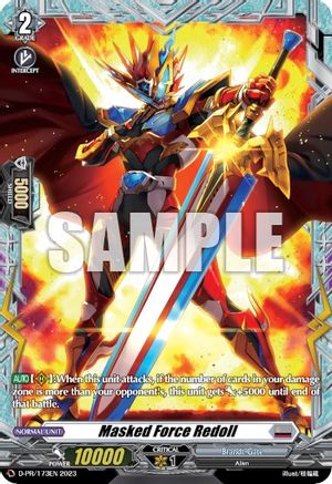 Masked Force Redoll (Frame Rare) - D-PR/173EN - Promo